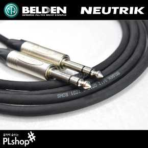 벨덴 8412 뉴트릭 최고급 밸런스 오디오 케이블 10m 양TRS(55)